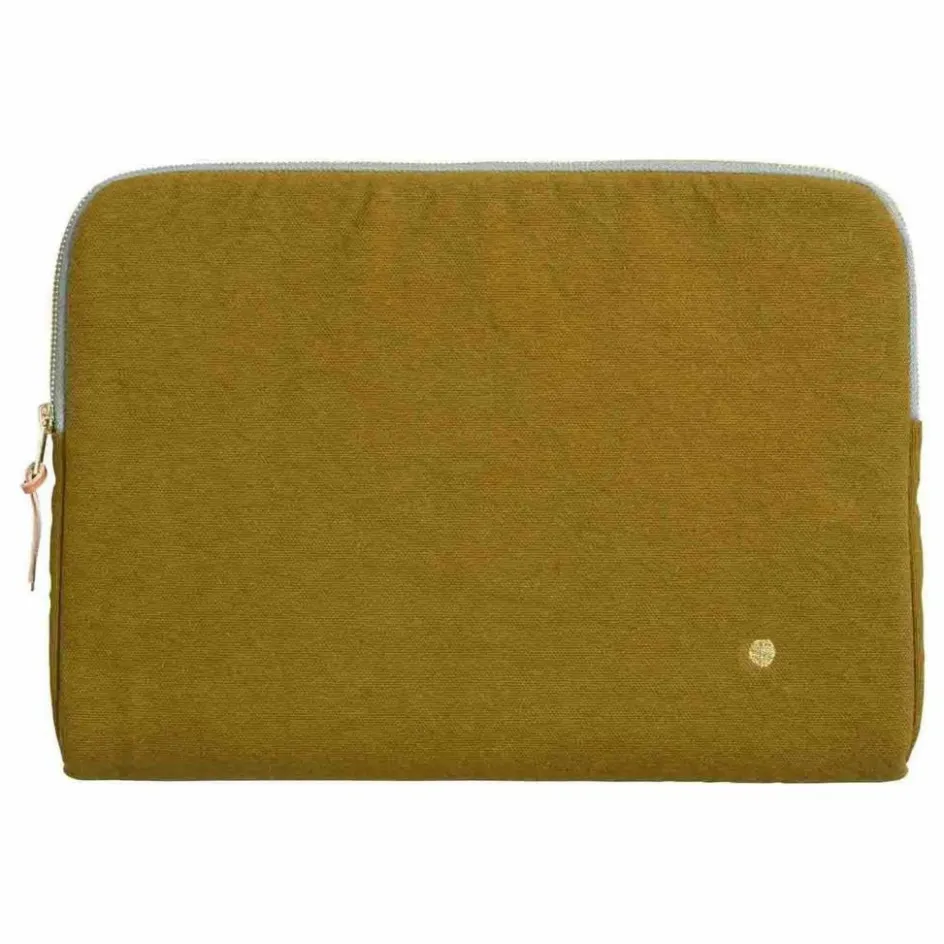 Clearance La cerise sur le gâteau Housse d'ordinateur en coton bio Iona | Gold