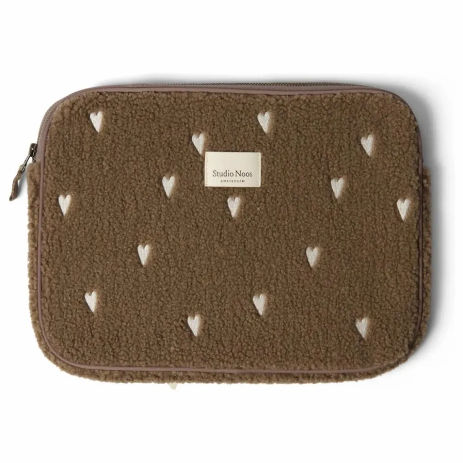 Best Studio Noos Housse d'ordinateur Hearts | Marron