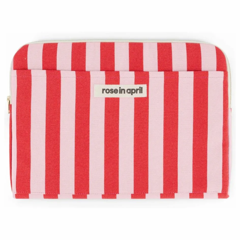Rose in April Housse d'ordinateur Octave rayée ||Femme Accessoires High-Tech|Accessoires High-Tech