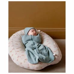 Online Tante Reine Housse pour nid bébé multi-usage Cœur | Crème