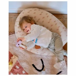 Online Tante Reine Housse pour nid bébé multi-usage Cœur | Crème