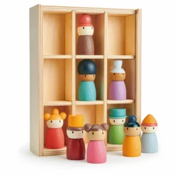Tender Leaf Toys Hôtel Happy Folk et ses personnages en bois| Maisons De Poupées