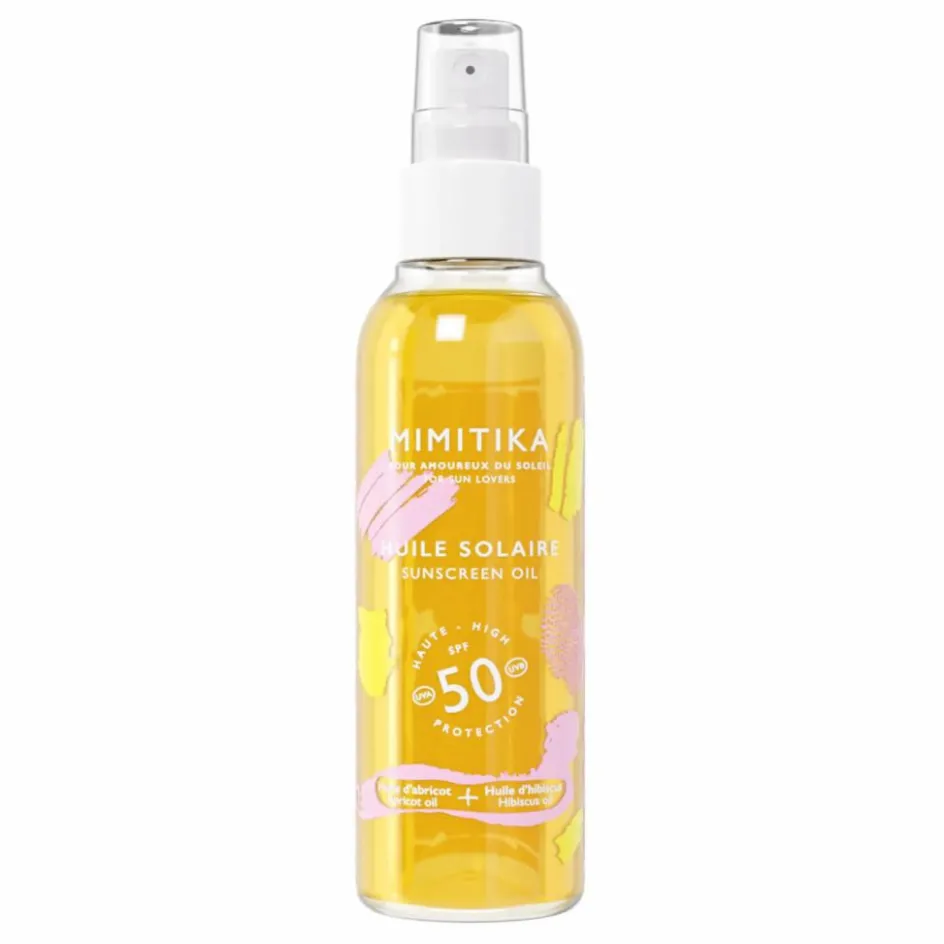 Mimitika Huile solaire protectrice SPF50 - 150 ml|Femme Soins Du Corps