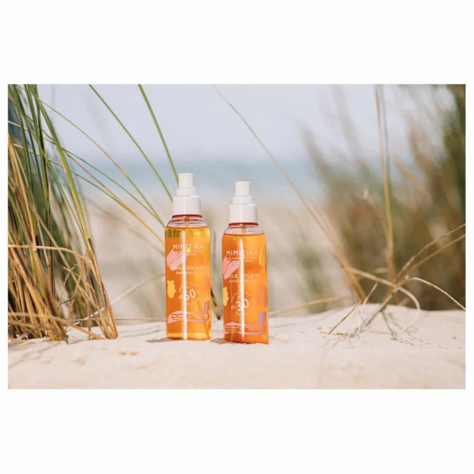Mimitika Huile solaire protectrice SPF50 - 150 ml|Femme Soins Du Corps