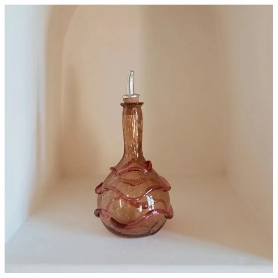 Sale Denise Huilier en verre Roméo | Rose