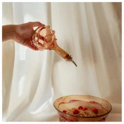 Sale Denise Huilier en verre Roméo | Rose