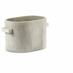 Serax Jardinière Oval en béton || Vases, Objets Déco