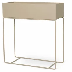 New Ferm Living Jardinière sur pied en métal | Beige