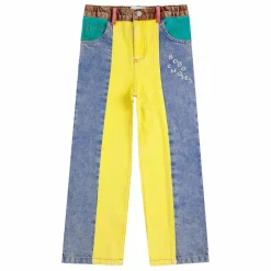 Best Jean Colorblock Coton Bio | Enfant Pantalons Jeggings|Pantalons, Joggers