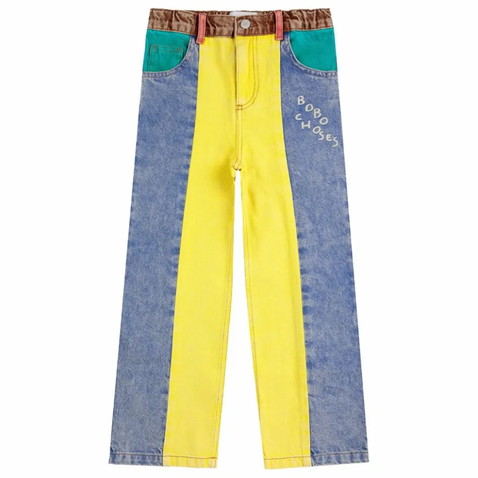 Best Jean Colorblock Coton Bio | Enfant Pantalons Jeggings|Pantalons, Joggers