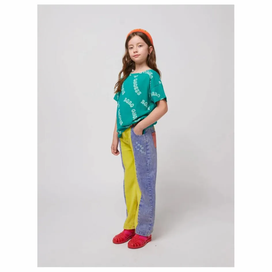 Best Jean Colorblock Coton Bio | Enfant Pantalons Jeggings|Pantalons, Joggers