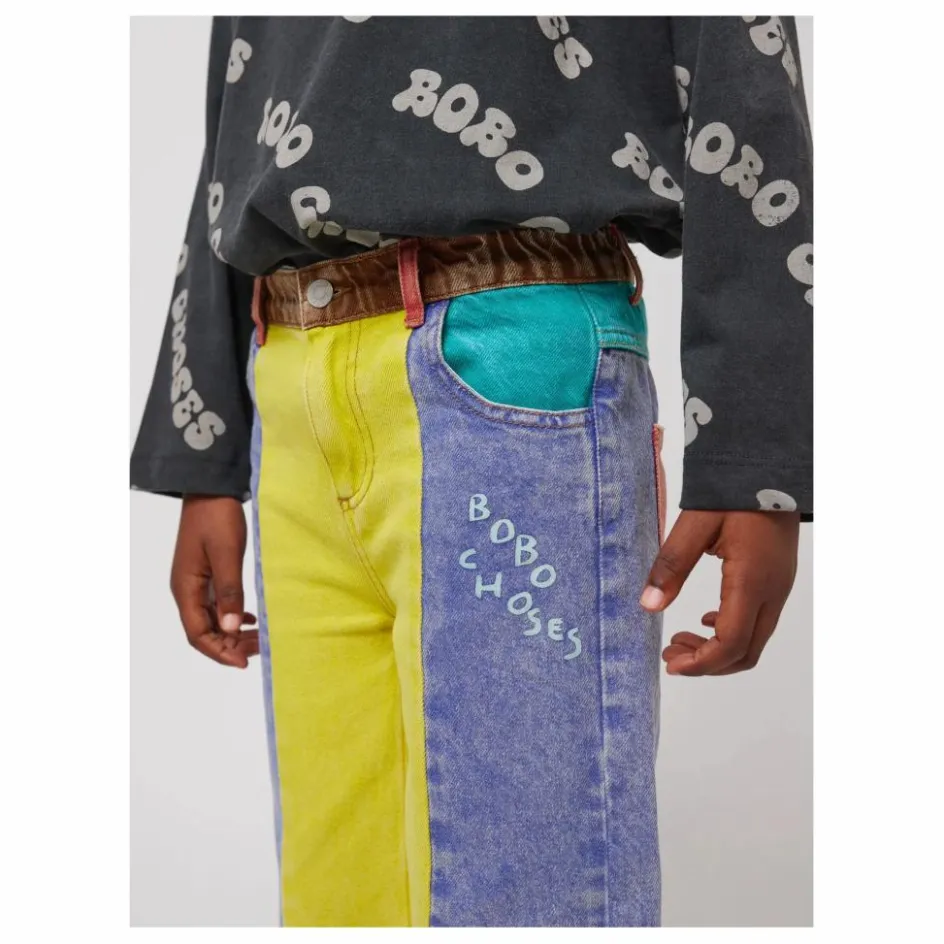 Best Jean Colorblock Coton Bio | Enfant Pantalons Jeggings|Pantalons, Joggers