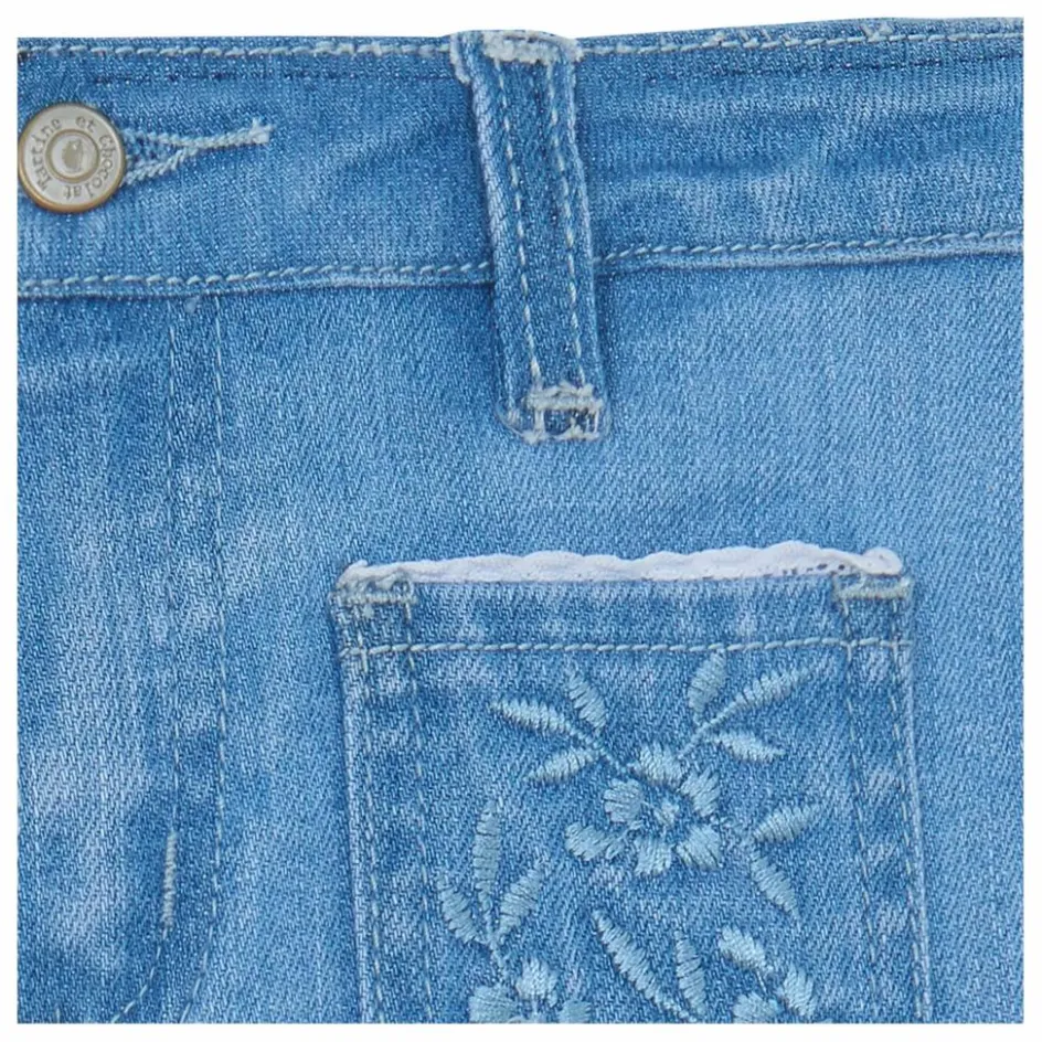 Discount Jean Flare Brodé | Enfant Pantalons Jeggings