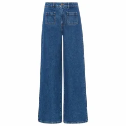 Clearance Jean Flare en Coton Bio | Femme Jeans