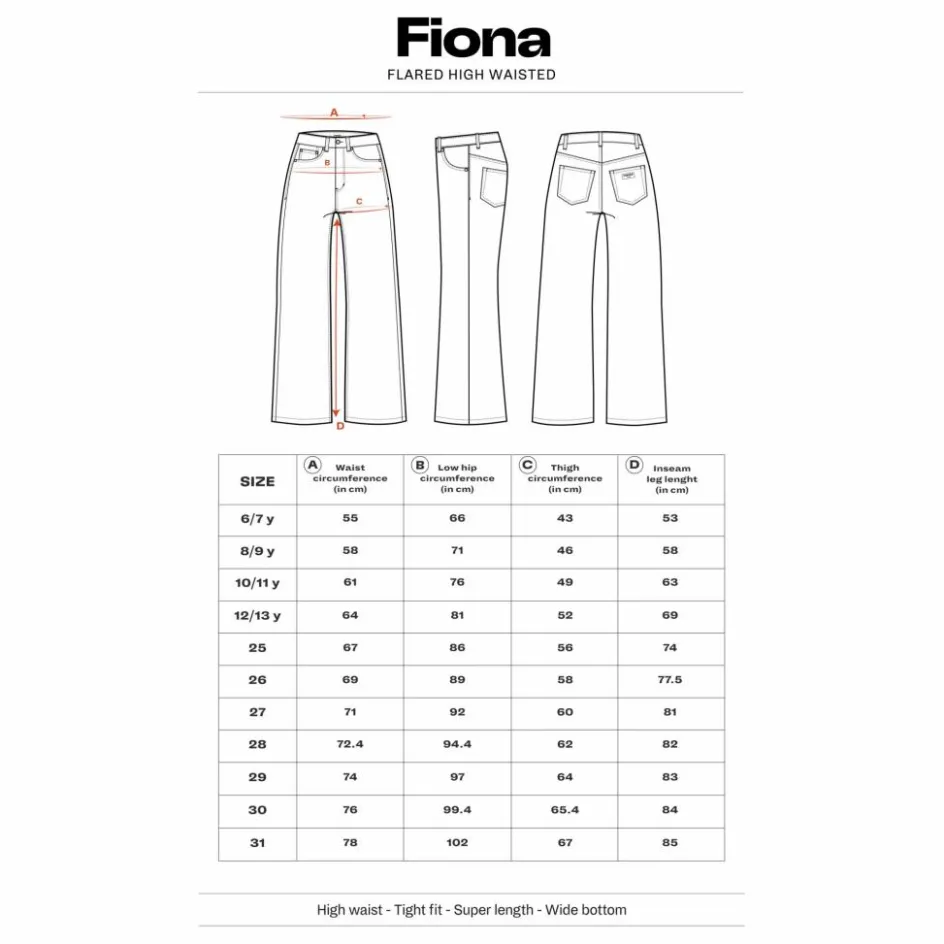 Discount Finger in the nose Jean Flare Fiona | Noir foncé