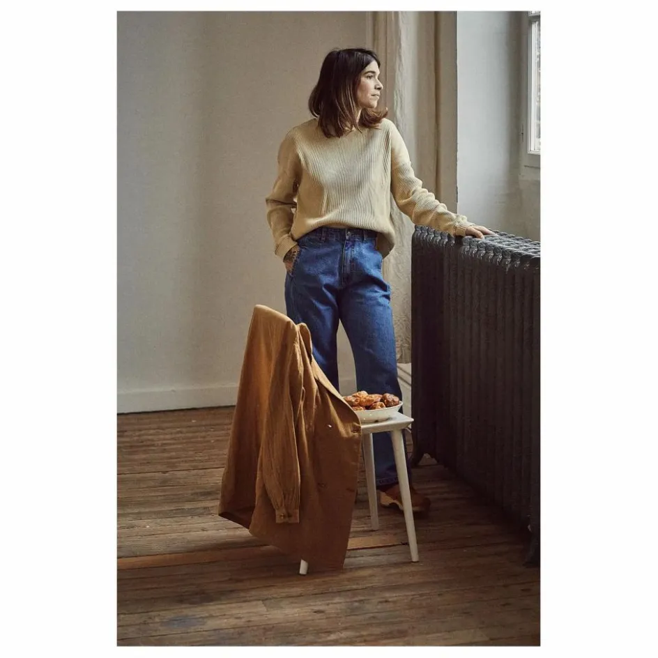 Poudre Organic Jean Gentiane Coton Bio - Collection Femme | Bleu