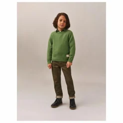 Discount Bonpoint Jean Jagger Coton Bio | Vert kaki