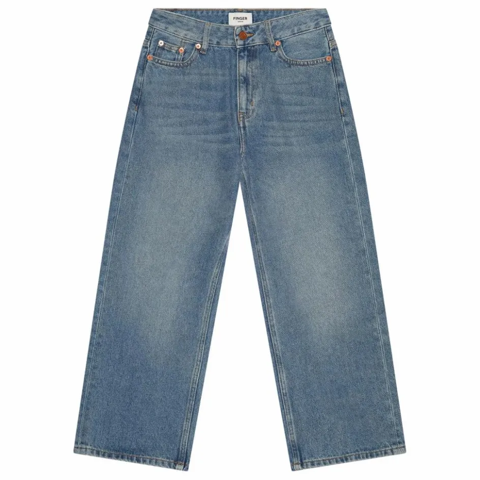New Finger in the nose Jean Large June | Bleu