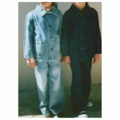 New Longlivethequeen Jean Large Surpiqûres | Denim clair