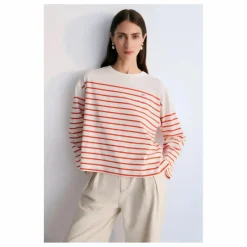 Best the new society Jean Lassi Coton Bio - Collection Femme | Ecru