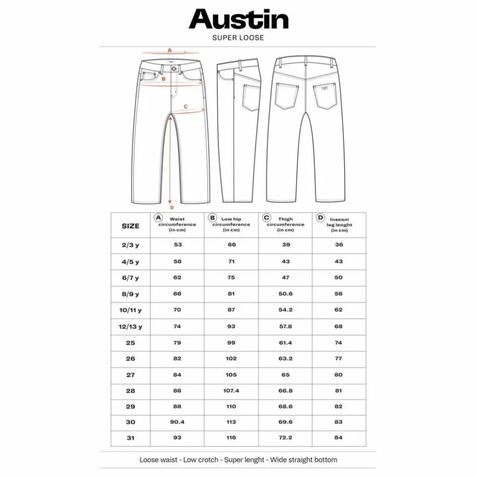 Finger in the nose Jean Loose Austin ||Enfant Pantalons, Joggers|Pantalons, Jeans