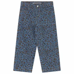 New Tinycottons Jean Léopard | Bleu
