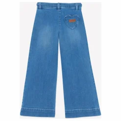 Hot Bonton Jean Poche Cœur Lasso | Bleu