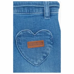 Hot Bonton Jean Poche Cœur Lasso | Bleu