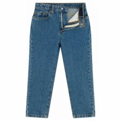 Outlet Jean Straight Brut Coton Bio | Enfant Pantalons, Joggers
