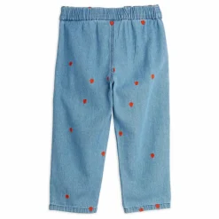 Mini Rodini Jean Straight Mini Cœurs Coton Bio ||Enfant Leggings, Pantalons|Pantalons Jeggings