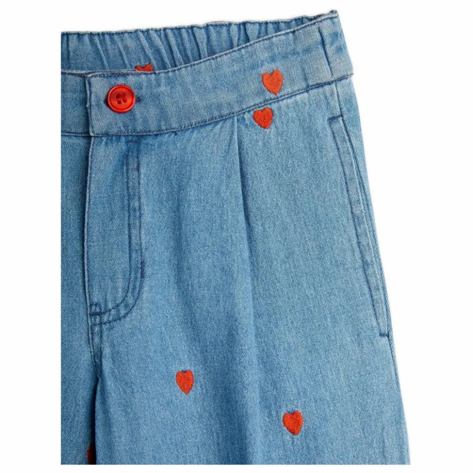 Mini Rodini Jean Straight Mini Cœurs Coton Bio ||Enfant Leggings, Pantalons|Pantalons Jeggings