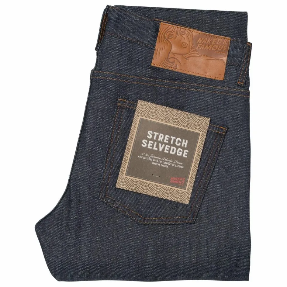 Naked & Famous Jean Super Guy Stretch Selvedge ||Homme Pantalons, Jeans