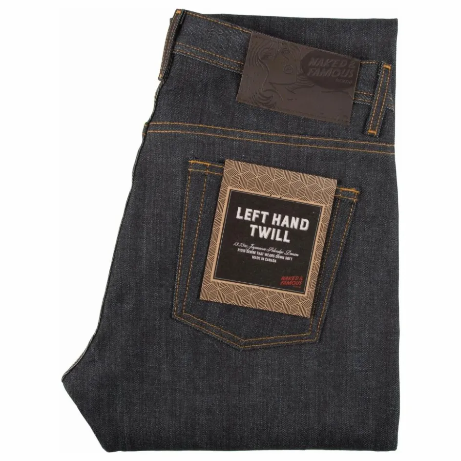 Best Naked & Famous Jean Weird Guy Left Hand Twill Selvedge | Indigo