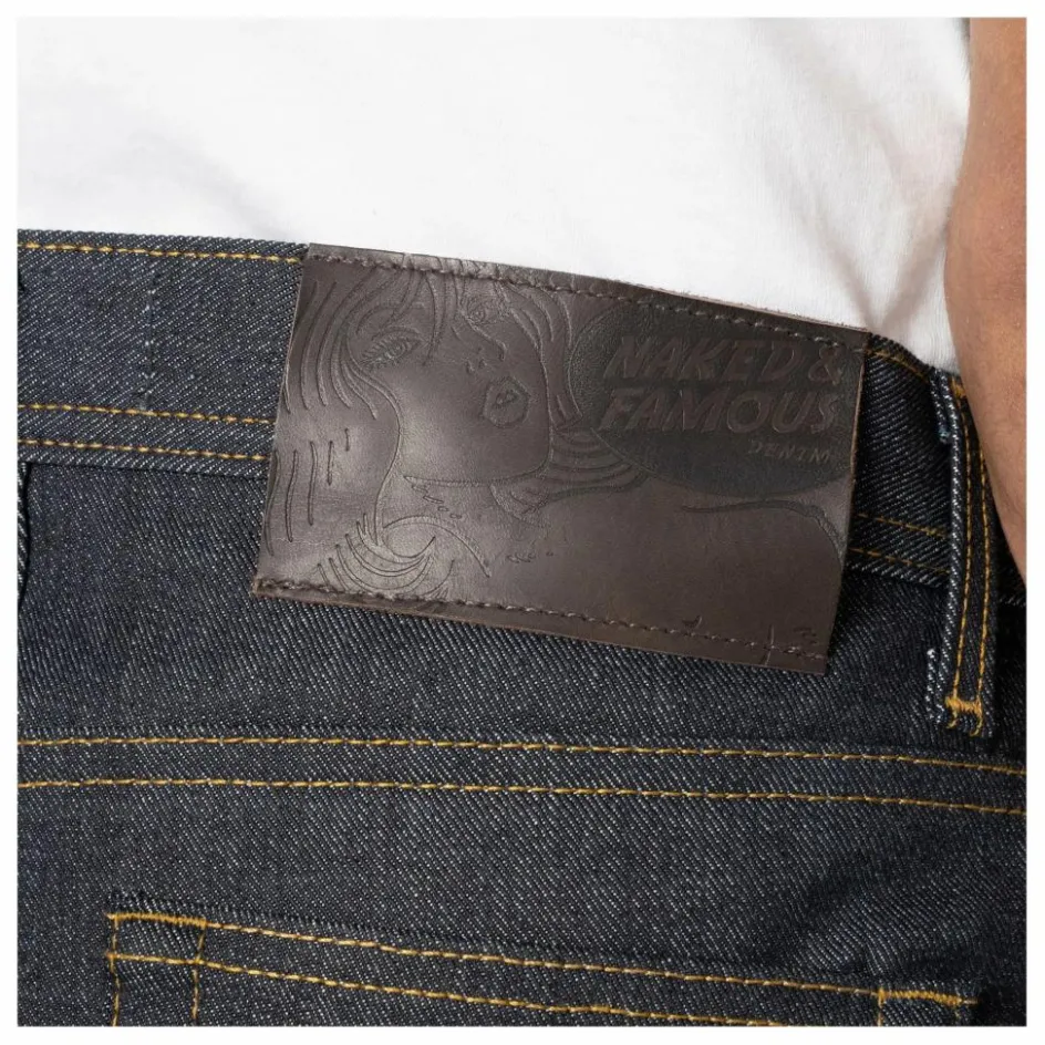 Best Naked & Famous Jean Weird Guy Left Hand Twill Selvedge | Indigo
