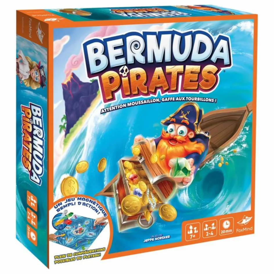 Asmodee Jeu Bermuda Pirates| Jeux De Société|Jeux Éducatifs