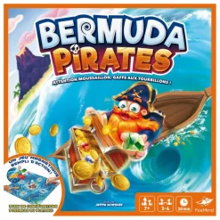 Asmodee Jeu Bermuda Pirates| Jeux De Société|Jeux Éducatifs