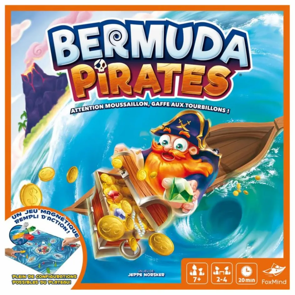 Asmodee Jeu Bermuda Pirates| Jeux De Société|Jeux Éducatifs