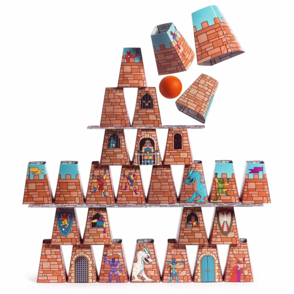 Best Djeco Jeu d'adresse Castle Rock Multicolore