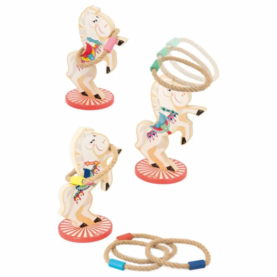 Janod Jeux D'Extérieur*Jeu d'Anneaux Chevaux
