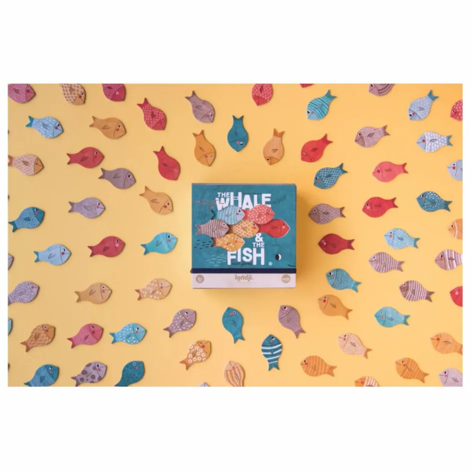 Hot Londji Jeu de concentration The Whale & The Fish Multicolore