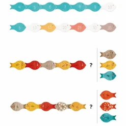 Hot Londji Jeu de concentration The Whale & The Fish Multicolore