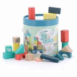 Vilac Jeu de construction en bois Sous la canopée - Boîte de 54| Jeux Éducatifs