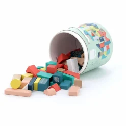 Vilac Jeu de construction en bois Sous la canopée - Boîte de 54| Jeux Éducatifs