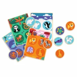 Djeco Jeu de Loto Wood Multicolore