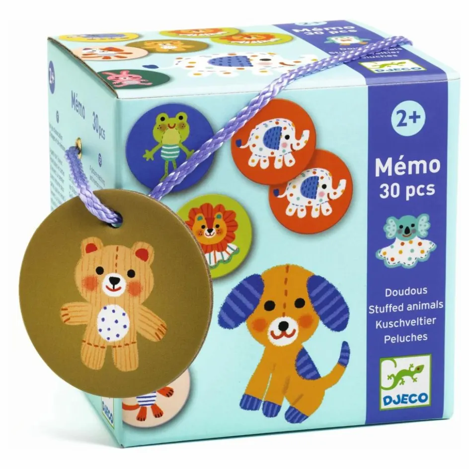 Outlet Djeco Jeu de mémorisation Doudous Multicolore