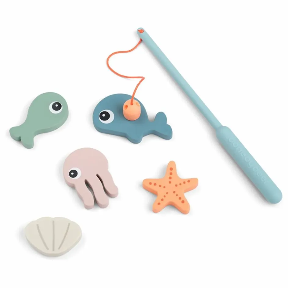 Done by deer Jeu de pêche pour le bain Sea Friends| Jouets D'Éveil|Jouets D'Éveil