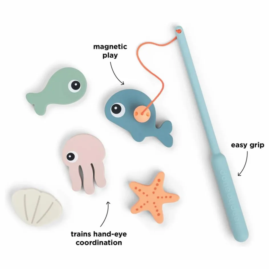 Done by deer Jeu de pêche pour le bain Sea Friends| Jouets D'Éveil|Jouets D'Éveil
