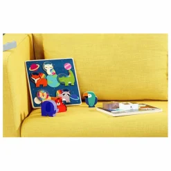 Best Vilac Jeu d'encastrement tactile Espace Multicolore