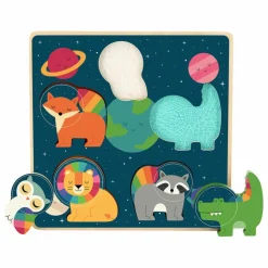 Best Vilac Jeu d'encastrement tactile Espace Multicolore