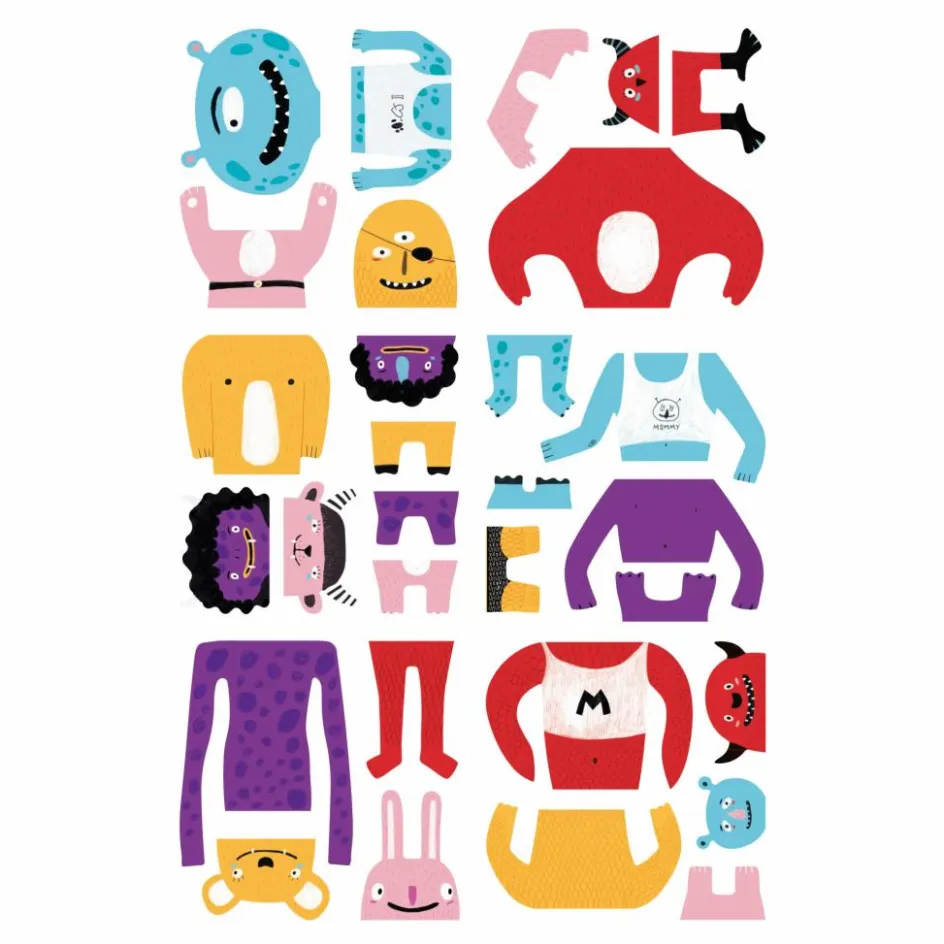 New Londji Jeu d'observation My Monsters Multicolore